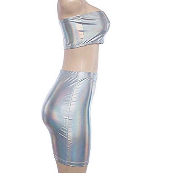 Metallic two piece set - Picture 3 of 5